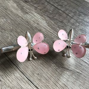 90’s butterfly hair clips moving wings